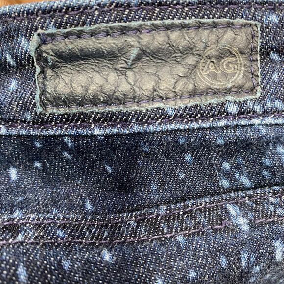 Adriano Goldschmied AG Stevie Ankle Jeans Size 32R Slim Straight Ankle Dotted - Picture 12 of 14